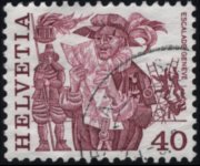 Svizzera 1977 - serie Folklore: 40 c 