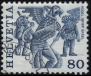 Switzerland 1977 - set Folk customs: 80 c