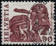Svizzera 1977 - serie Folklore: 90 c
