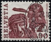 Switzerland 1977 - set Folk customs: 90 c