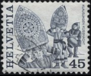 Svizzera 1977 - serie Folklore: 45 c