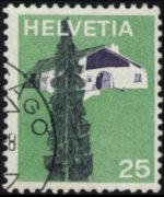 Svizzera 1973 - serie Vedute: 25 c