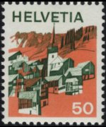 Svizzera 1973 - serie Vedute: 50 c