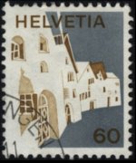 Svizzera 1973 - serie Vedute: 60 c