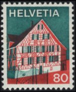 Svizzera 1973 - serie Vedute: 80 c