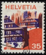 Svizzera 1973 - serie Vedute: 35 c