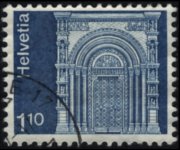 Svizzera 1973 - serie Particolari architettonici: 1,10 fr