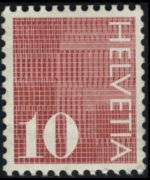Svizzera 1970 - serie Francobolli per bobine: 10 c