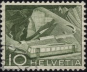 Switzerland 1949 - set Technology and landscapes: 10 c