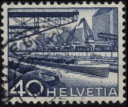 Svizzera 1949 - serie Tecnica e paesaggi: 40 c