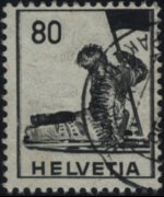Svizzera 1941 - serie Raffigurazioni storiche: 80 c