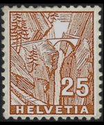 Svizzera 1934 - serie Vedute: 25 c