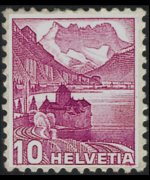 Svizzera 1936 - serie Vedute: 10 c