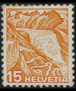 Svizzera 1936 - serie Vedute: 15 c