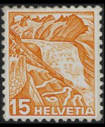 Switzerland 1936 - set Landscapes: 15 c