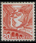 Svizzera 1936 - serie Vedute: 20 c