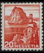 Svizzera 1936 - serie Vedute: 20 c