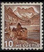 Svizzera 1936 - serie Vedute: 10 c