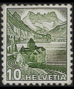 Svizzera 1936 - serie Vedute: 10 c