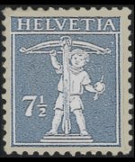 Switzerland 1909 - set Tell's son: 7½ c