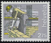 Svizzera 1989 - serie Mestieri: 2,75 fr