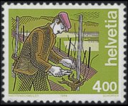 Svizzera 1989 - serie Mestieri: 4,00 fr