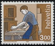 Svizzera 1989 - serie Mestieri: 3,00 fr