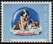 Svizzera 2000 - serie Palle con la neve: 70 c
