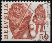 Switzerland 1977 - set Folk customs: 50 c 