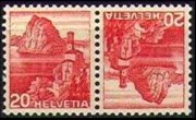 Svizzera 1936 - serie Vedute: 20 c