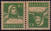 Svizzera 1914 - serie Guglielmo Tell: 10 c