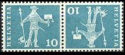 Svizzera 1960 - serie Storia postale e patrimonio artistico: 10 c