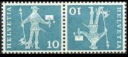 Svizzera 1960 - serie Storia postale e patrimonio artistico: 10 c