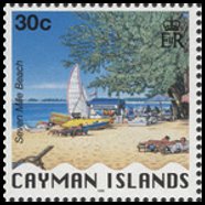 Isole Cayman 1996 - serie Simboli nazionali: 30 c