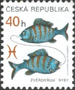 Repubblica Ceca 1998 - serie Segni zodiacali: 40 h