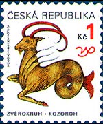 Repubblica Ceca 1998 - serie Segni zodiacali: 1 k