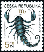 Repubblica Ceca 1998 - serie Segni zodiacali: 5,40 k