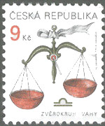 Repubblica Ceca 1998 - serie Segni zodiacali: 9 k