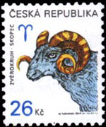 Repubblica Ceca 1998 - serie Segni zodiacali: 26 k
