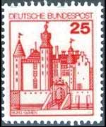 Germania 1977 - serie Castelli e fortezze: 25 p