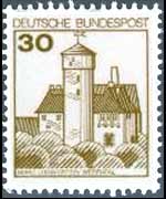 Germania 1977 - serie Castelli e fortezze: 30 p