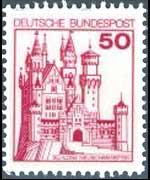 Germany 1977 - set German castles: 50 p
