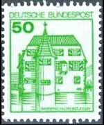 Germany 1977 - set German castles: 50 p