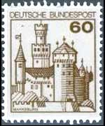 Germania 1977 - serie Castelli e fortezze: 60 p