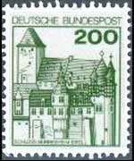 Germania 1977 - serie Castelli e fortezze: 200 p