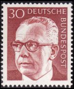 Germania 1970 - serie Presidente Heinemann: 30 pf