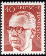 Germany 1970 - set President Heinemann: 40 pf