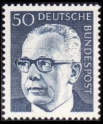 Germania 1970 - serie Presidente Heinemann: 50 pf