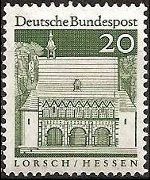 Germania 1966 - serie Edifici storici: 20 pf