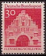 Germania 1966 - serie Edifici storici: 30 pf